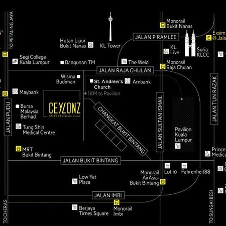 Ceylonz Suites Kuala Lumpur, Roam Zewnętrze zdjęcie